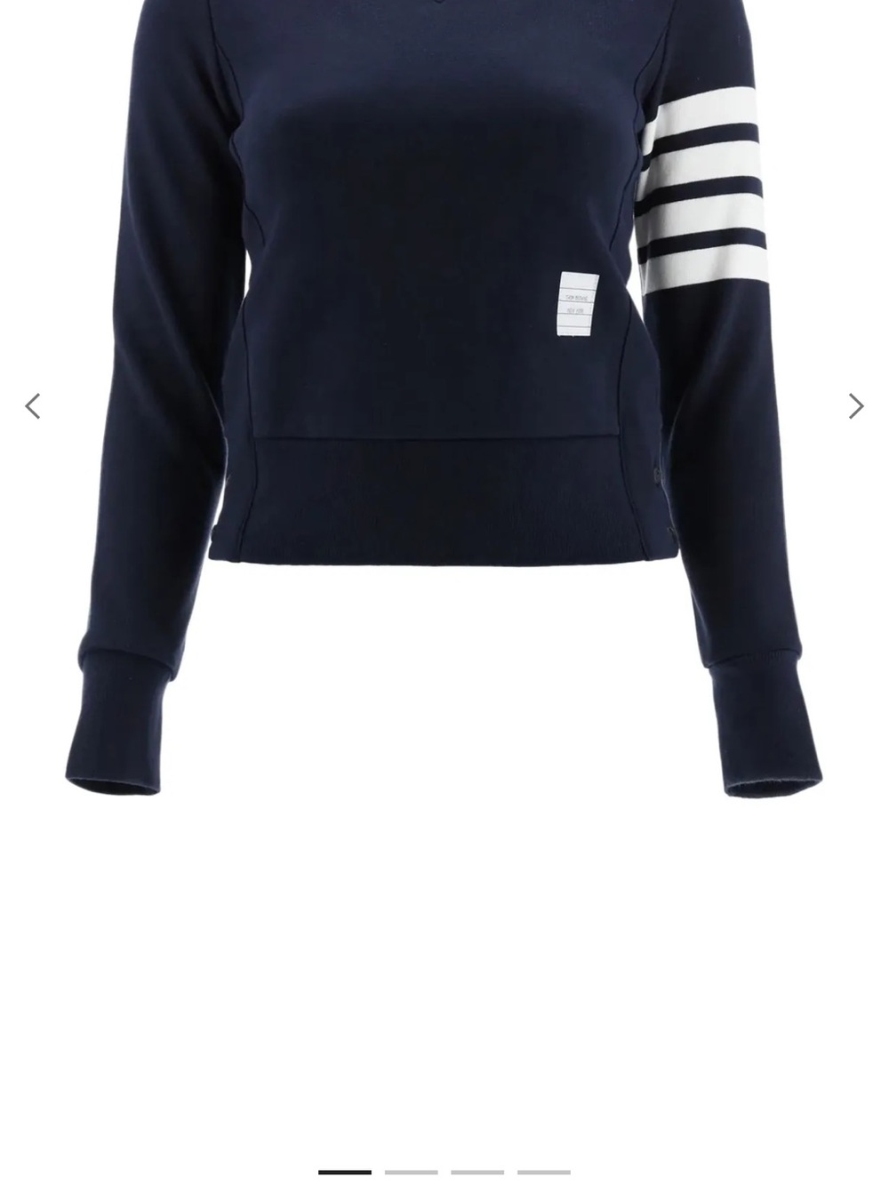 Thom Browne Classic Loopback 4-Bar Sweatshirt